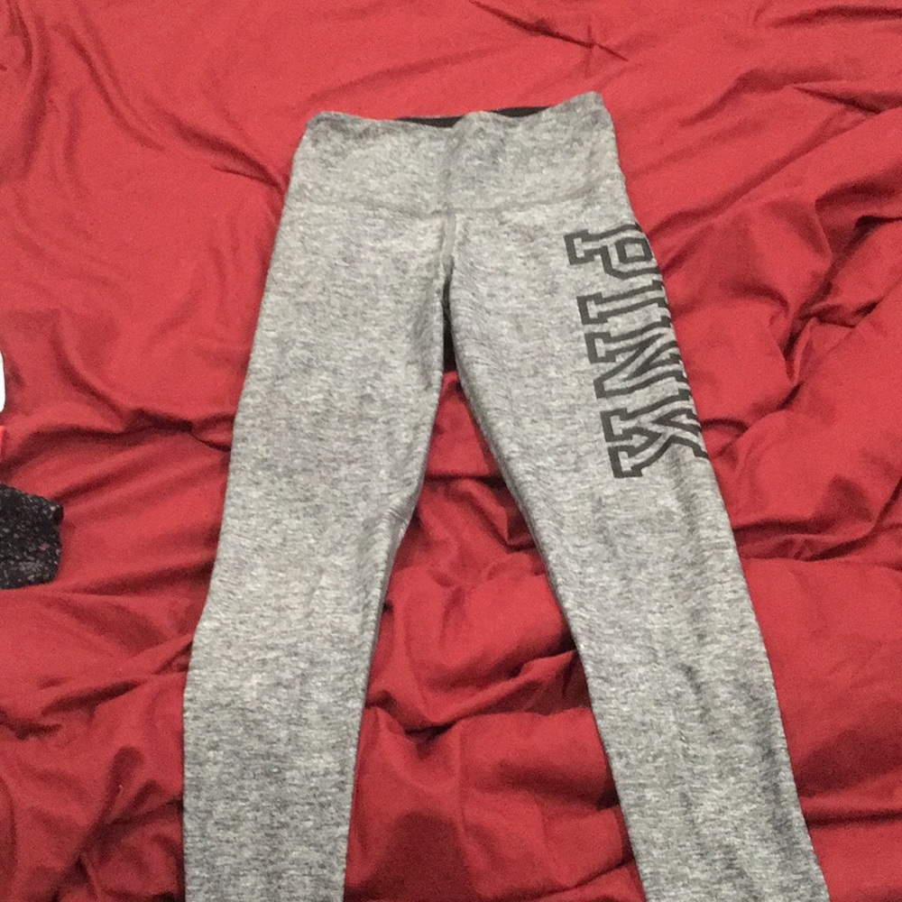 VS Pink Grey Leggings